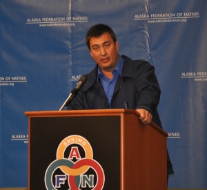 John Quinak Baker, winner of the 2011 Iditarod race, is a much used keynote speaker (Photo: HNS)